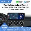 MEKEDE Stock UE 10.25/12.3 Pollici Autoradio Touchscreen con Carplay Wireless, Android Auto, Mirror Link per Mercedes Benz Classe A W176 GLA X156 CLA C117, Lettore Multimediale, BT, WIFI, Navigazione