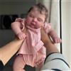 NONE Bambola Neonatale da 19 Pollici Jocy Ward, Dimensioni Bambino Reborn, Aspetto Realistico, Fatta a Mano, Pelle 3D, Capelli Impiantati, Venature Visibili