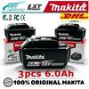 Makita Batteria originale Makita, batteria ricaricabile da 18V 9.0Ah, utensile elettrico BL1830 BL1840、BL1850、BL1860B, batteria al litio Makita 18V