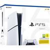 Sony Console Ps5 Slim Edizione Bianca (1Tb) - Chassis E - Versione con Lettore - 1 Controller Dualsense