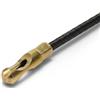 Tecnid Testa flessibile guida-curve in trefolo. Per sonde tiracavi Ø 3, 4 e 5mm. Filettatura M5