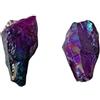 2 X Medium Rainbow Unicorn Aura Quartz Crystals Point Chakra Healing 5Cm X 2.5Cm