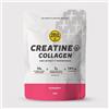 GOLD NUTRITION Creatine + Collagen 200 grammi Lampone