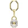 SWAROVSKI PORTACHIAVI SYMBOLICA, BIANCO, PLACCATO ORO, 5733765