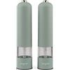 PROGRESS PACKAGING Set di 2 macinini elettrici pere pepe, marca Progress Neutrals, colore: salvia
