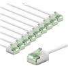 Goobay Cavo di rete CAT 8.1 goobay, confezione da 10 pezzi / cavo patch schermato, super flessibile, U