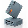 Selius Mini PC - Processore AMD Ryzen 5 - 8 GB di RAM - 256 GB SSD - Windows 11 Pro - Computer desktop compatto, ideale per uso professionale e multimediale