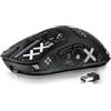 RCHobbyOnline Mouse da gaming Attack Shark X3, 49g, sensore PAW3395, 26000 DPI, tri-modal wireless, colore nero
