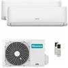 HISENSE Condizionatore Hisense Hi-Comfort 2025 dual split 7000+9000 BTU inverter A++ wifi unità esterna 4.1 kW