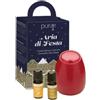 Purae - Aria Di Festa Kit Con Diffusore + Olio Essenziale Arancio E Olio Essenziale Cannella Confezione 2 Pezzi