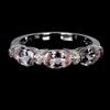 Egemdiamond Anello In Argento Sterling 925 Con Morganite Naturale Ovale 6x4mm Mis. 6