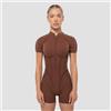 GymBeam Tuta Intera Corta Cosmo Brown XS