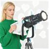 DF DIGITALFOTO Proiettore ottico Snoot Bowens Mount Gobo, attacco di proiezione per faretto fotografico, compatibile con Aputure Amaran 100X/D, 200D/X, 150/300C, Aputure Storm 400X, Godox SL60