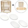 Stokke Sleepi Kit Completo Culla e Lettino - Natural - White