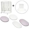 Stokke Sleepi Kit Completo Culla e Lettino - White - Lavender