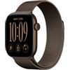 Apple Watch Series 12 (GPS + Cellular) | Cassa 42 mm in alluminio color bronzo scuro con Loop in maglia milanese color bronzo scuro