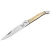 COLTELLO ARTIGIANALE TIPO LAGUIOLE CACCIA PIEGHEVOLE IN ACCIAIO INOX COLLEZIONE