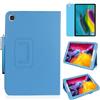 MEIYOUQI Custodia per Samsung Galaxy Tab S5e 10.5 Inch 2019 (SM-T720 T725 T727),Sottile Pelle Multi-angli Stand Protezione totale Tablet Cover Caso Con Penna Stilo, Pellicola Per Schermo (Sky Blue)