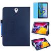MEIYOUQI Custodia per Samsung Galaxy Tab S4 10.5 Inch 2018 (SM-T830 T835 T837),Sottile Pelle Multi-angli Stand Protezione totale Tablet Cover Caso Con Penna Stilo, Pellicola Per Schermo (Blue)