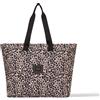 Freddy Borsa shopper in canvas animalier con zip e logo FREDDY