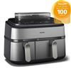 Philips - Airfryer Serie 5000 Da 9l Cottura Vapore Na555/00-inox