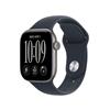 Apple - Watch Series 12 Gps 42mm Alluminio Grigio Siderale-sport Band Blu Marino - S/m