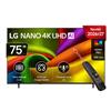 Lg - Smart Tv Led Uhd 4k 75 Nano Ai Nu90 75nu900b6la-charcoal Black
