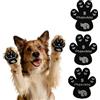 Phaechild Cani Protezioni Zampe Pads, Controllo trazione per Antiscivolo,dallo scivolamento su pavimenti scivolosi,Autoadesivo Cane Calze Scarpe per Cani Sostituzione Nero 80 pz - S