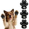 Phaechild Cani Protezioni Zampe Pads, Controllo trazione per Antiscivolo,dallo scivolamento su pavimenti scivolosi,Autoadesivo Cane Calze Scarpe per Cani Sostituzione Nero 80 pz - XL