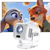 Selius Proiettore portatile Beamer - 300 lumen ANSI - Supporto 4K - Mini proiettore DLP con Wi-Fi