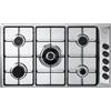 DeLonghi Piano cottura gas 59 DD DeLonghi 90 cm 5 bruciatori doppia corona - Inox