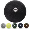 FIZYO Pallina Massaggiante 8 cm EPP - Per Trigger Point e Massaggio Miofasciale, Rilassamento Muscolare Ideale per Schiena, Collo e Piedi - e Perfetta per Fisioterapia, Pilates, Fitness (Nero)