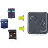 NOLOGO Telecomando radiocomando Boss-QC2 30,900 Mhz compatibile con Came TOP 302M - TOP 302 A - Aprimatic TG1 - TG2 - TG2M - Novotecnica BIT V2 (bianco)