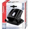 Maped M403411 - Perforatrice a molla Essentials, in metallo, perfora fino a 35 fogli, nero