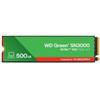 Sandisk Western Digital Green WD SN3000 NVMe 500 GB M.2 PCI Express 4.0 QLC 3D NAND (WD