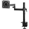 ARCTIC X1 109,2 cm [43] Scrivania Nero (ARCTIC X1 - monteringspakke - for Moni)