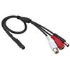 ACTi PMIC-0100 microfono Nero, Rosso, Bianco Microfono per fotocamera di sicurez