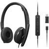 Lenovo 4XD1M45627 cuffia e auricolare Cablato A Padiglione USB tipo-C Nero (LENO