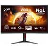 AOC G4 Gaming Monitor PC 68,6 cm [27] 2560 x 1440 Pixel Quad HD LED Nero, Rosso