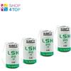 Saft 4x SAFT LSH20 Batteria Al Litio Li-SOCl2 3,6V 13000mAh Con Cavi Di Saldatura