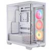 Corsair Midi Tower 3500X LXR LINK TG Bianco (CORSAIR 3500X LX-R RGB WHITE MID)