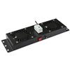 Lanview RAF115BL-UK porta accessori Pannello per ventola (2 FANS, ANALOG THERMOS