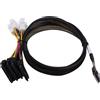Microchip Technology 2305300-R cavo Serial Attached SCSI [SAS] 0,8 m Nero, Multi