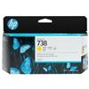 HP Cartuccia di inchiostro giallo DesignJet 738 da 130 ml (738 130-ml YELLOW Des