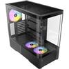 Antec Constellation C6 Curve ARGB Mid Tower Gaming PC Case, 3-Sided Curved Tempe