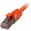 Cablenet CNL 100PK 2M C6a Or SFTP Ls 26AWG SB cavo di rete Arancione Cat6a S/FTP