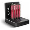 Axagon ADSA-M2C44 docking station per unitÃ di archiviazione USB 4 Type-C Nero