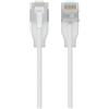 Ubiquiti UACC-Cable-Patch-EL-C6A-0.15M-W-24 cavo di rete Translucent, Bianco 0,1