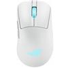 ASUS ROG Keris II Origin WHT mouse Gaming Mano destra RF Wireless + Bluetooth +