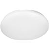 JANDEI - Plafoniera a LED bianco freddo 6000K (36W), diametro 35 cm. Perfetta per soffitti, case, stanze, corridoi, camere da letto, illuminazione moderna.